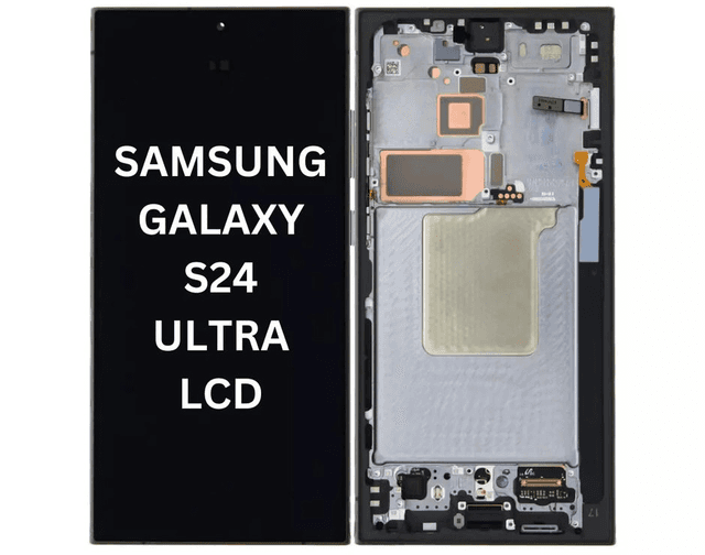 Samsung Galaxy S24 Ultra Replacement OLED Screen With Frame (Black)